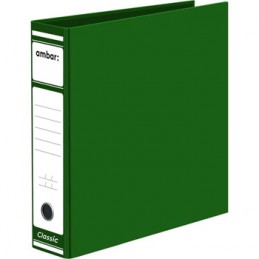Pasta de arquivo, capa de arquivo, capa de argolas, Material de escritório para empresas, lombada larga, verde, económico