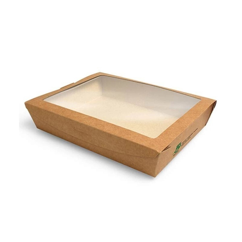 Embalagem Alimentar de Cartão com Janela PLA - Sushi, Brigadeiros, Pastelaria