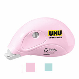 Corretor de fita - 6m, Corretor Roller de fita, UHU