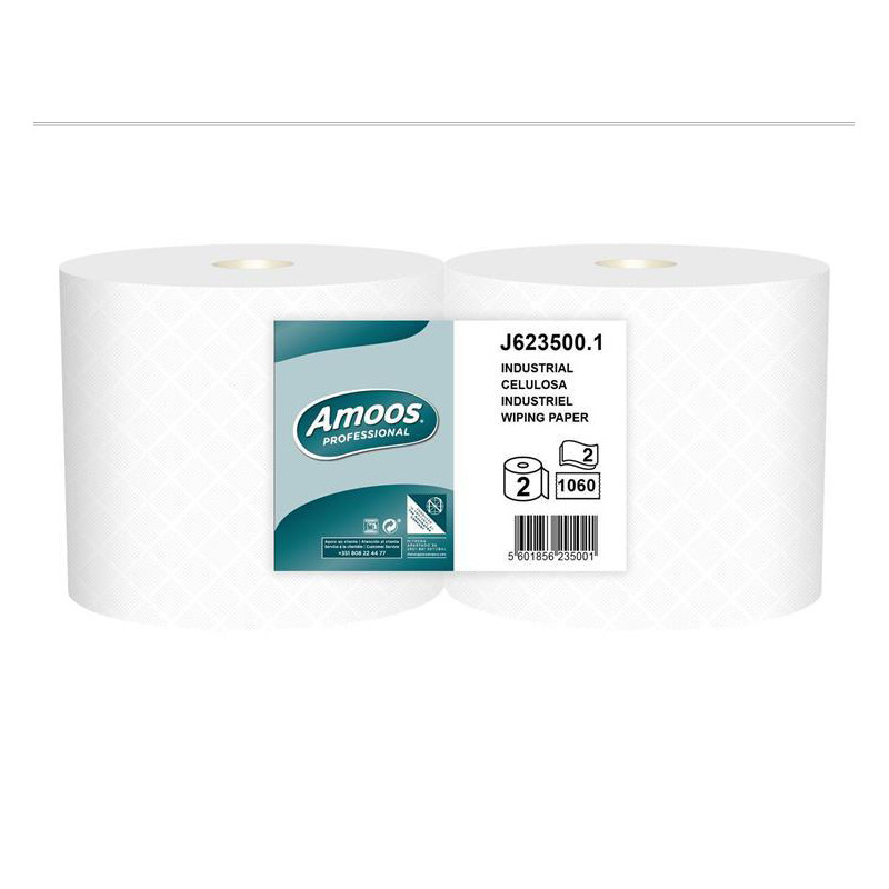 2 Rolos Papel Toalha de Mão uso Industrial. resistente  2 folhas. uso industrial, material para empresas