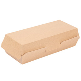 Embalagem descartável pão com chouriço, cachorro, panini, sanduiche, take-away, levar para casa