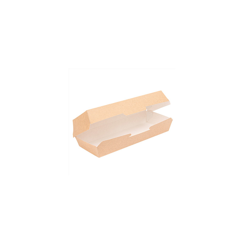 Embalagem descartável pão com chouriço, cachorro, panini, sanduiche, take-away, levar para casa Embalagem descartável pão com chouriço, cachorro, panini, sanduiche, take-away, levar para casa