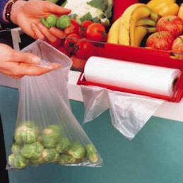 Sacos AD de Rolo - Cristal. Utilizado em talhos, peixarias, frutarias, super mercados, e outros espaços comerciais.