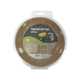 Formas de papel vegetal redondas para Air fryer. formas para air fryer baratas