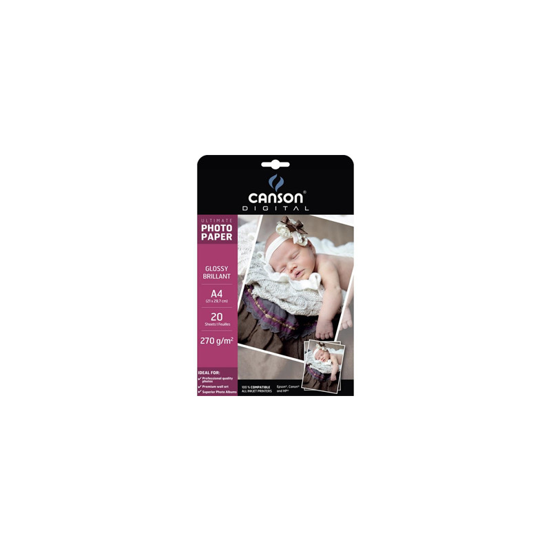 papel impressora, papel fotográfico A4 Canson Premium para Inkjet