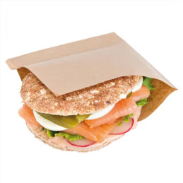 Sacos Papel Anti-Gordura (Abertos) Aquecer Grill Kraft-UN, take away
