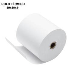 Papel Térmico, Rolo papel térmico 80x70x11. papel talões. POS. Papel térmico para Registadora. Papel para talões