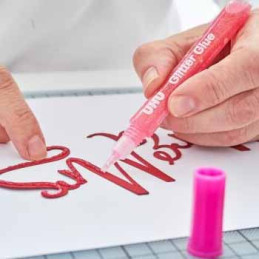 Cola com brilhantes, glitter, young creativ, cores escuras, artes manuais, pintura, desenho, 5x10,5ml