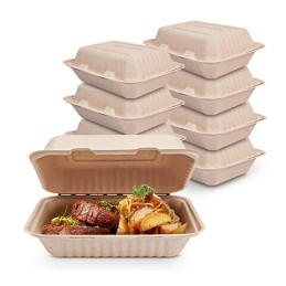 Embalagem ecológica, Bionic, embalagem alimentar, take-away, 1000ml, biodegradável, sustentável