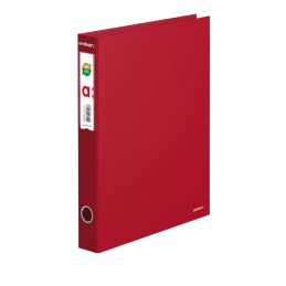 Pasta arquivo, capa de argolas, escritório, documentos, Dossier, portfolio, material escola, vermelho