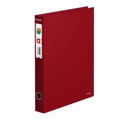 Pasta arquivo, capa de argolas, escritório, documentos, Dossier, portfolio, material escola, vermelho escuro