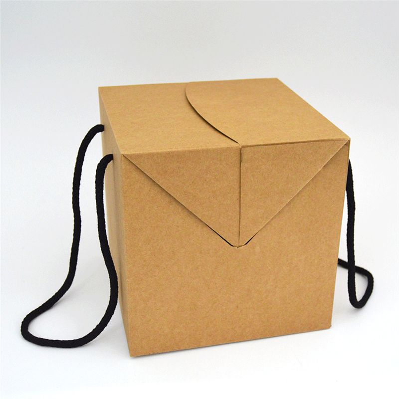 Caixa cubo, Cabaz, cabazes, prendas, com alça, com asa, caixa para presentes 20x20x20cm