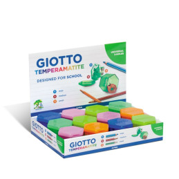 Apara lapis, afia, aguça, giotto, escola, escolar, pintar, colorir, artes, resistentes, desenho, primária, papelaria