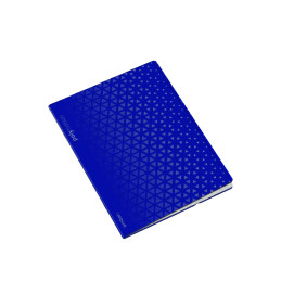 Caderno Agrafado Capa PP A5 48Fls. Ambar Polipro Triangulo Cores Sortidas (Xadrez). Material Escolar, Escola, disciplinas