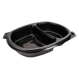 Embalagem alimentar, reutilizável, 100ºC, 800ml, comidas quentes, frango, micro-ondas, com tampa