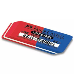 Borracha, Borracha apaga lápis e caneta, Faber Castell, borracha escolar, material escolar