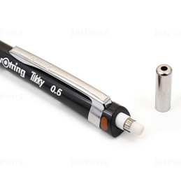 Lapiseira, Rotring, Tikky II, 0,5mm, Preto , Lápis de minas, geometria, material escolar