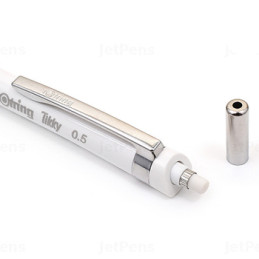 Lapiseira, Rotring, Tikky II, 0,5mm, Branca, Lápis de minas, geometria, material escolar