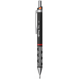 Lapiseira, Rotring, Tikky II, 1mm, Preta, Lápis de minas, geometria, material escolar