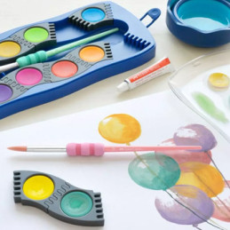 Pinceis, pincel, pintura, artes, material escolar, FABER CASTELL, guaches, aquarelas, Nº4/8/10/12