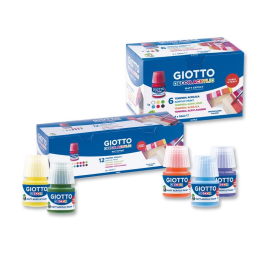 GUACHE GIOTTO TUBO 5 CORES PRIMARIAS 5x7,5ml, pintar, pintura, tintas, guaches, material escolar