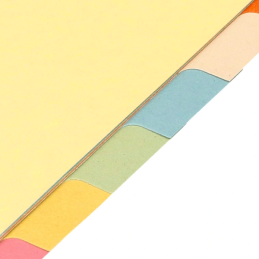 Separadores para Capa de Argolas, 6 abas, A4, separadores em cartolina, material de escritório para empresas. escritorio Separadores para Capa de Argolas, 6 abas, A4, separadores em cartolina, material de escritório para empresas. escritorio