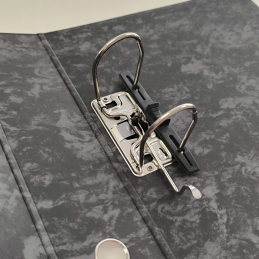 Pasta de Arquivo Ambar Marmoreada Lombada Larga 80mm Comercial, material de escritório para empresas