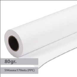 Rolo de Papel Ploter, 594mm x 170mts, 80Grs, (PPC) NAVIGATOR,  Impressão de projetos, Arquitetura e Engenharia, A1