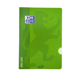 caderno, cadernos, material escolar, A4, xadrez, quadriculado, Capa plástica, Agrafado, Oxford Open Flex, Verde