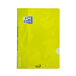 Caderno Capa Plastica, Agrafado, Pautado, Linhas, A4, Material escolar, capa rija, oxford openflex, cadernos, amarelo