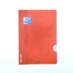 Caderno Capa Plastica, Agrafado, Pautado, Linhas, A4, Material escolar, capa rija, oxford openflex, cadernos, vermelho
