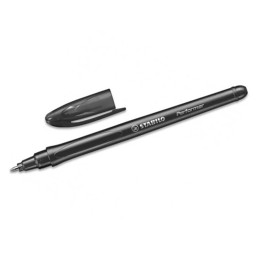 Caneta Azul, Esferográfica STABILO Performer Ponta 0.34 mm Preta, preto
