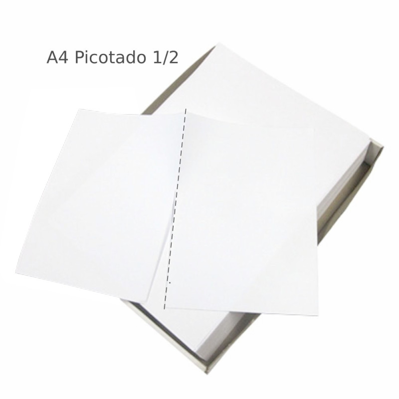 Resma de papel A4, picotado, papel a5 para impressora, papel para impressão de faturas, recibos, material de escritório