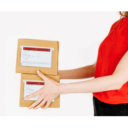 Envelope plástico para encomendas. Envelope impermeável para expedição, CTT, Embalagem, Encomendas, 175x132mm, Packinglist