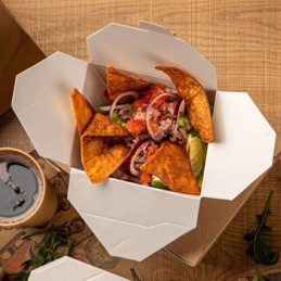 embalagem alimentar em cartolina, 11x9x6, 780ml, take away, delivery, restaurante, comida, embalagem para alimentos