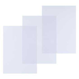 Encadernação de livros, capa plástica transparente, 150mic, folha acetato, gráfica, impressão A4, caixa com100 unidades