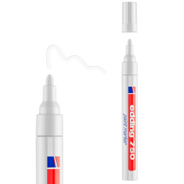 Marcador Giz Branco Edding 4085 2-4mm, Marcador Branco, grosso