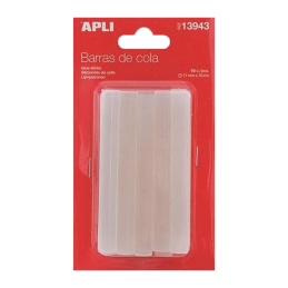 Recargas de cola quente, APLI, diâmetro de 11mm, pack com 10 unidades