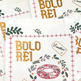 saco bolo rei, embalahem bolo rei, económica, cabaz, prenda, pastelaria, 28 x 8 x42, natal, pastelaria, padaria