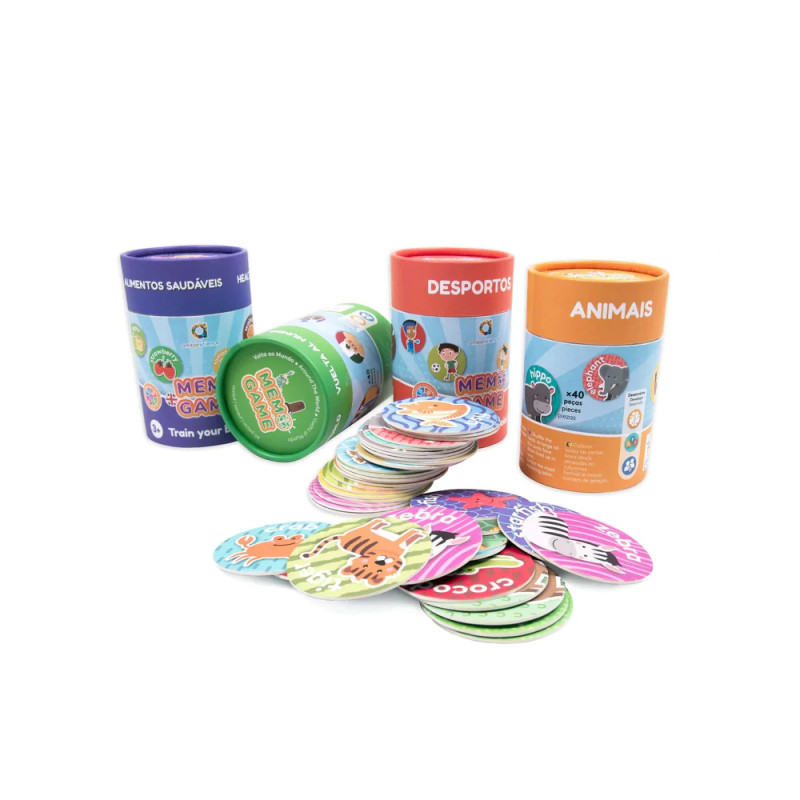 Jogo de Memória Animais - AmbarScience, memória, brinquedo educativo, +3 anos