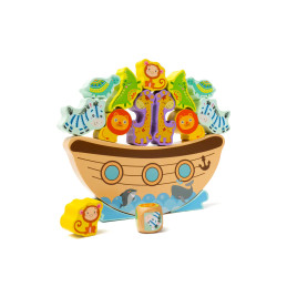 Jogo Arca de Noé - AmbarScience, precepção de cor, coordenação, didárito, brinquedo, jogo, +3 anos
