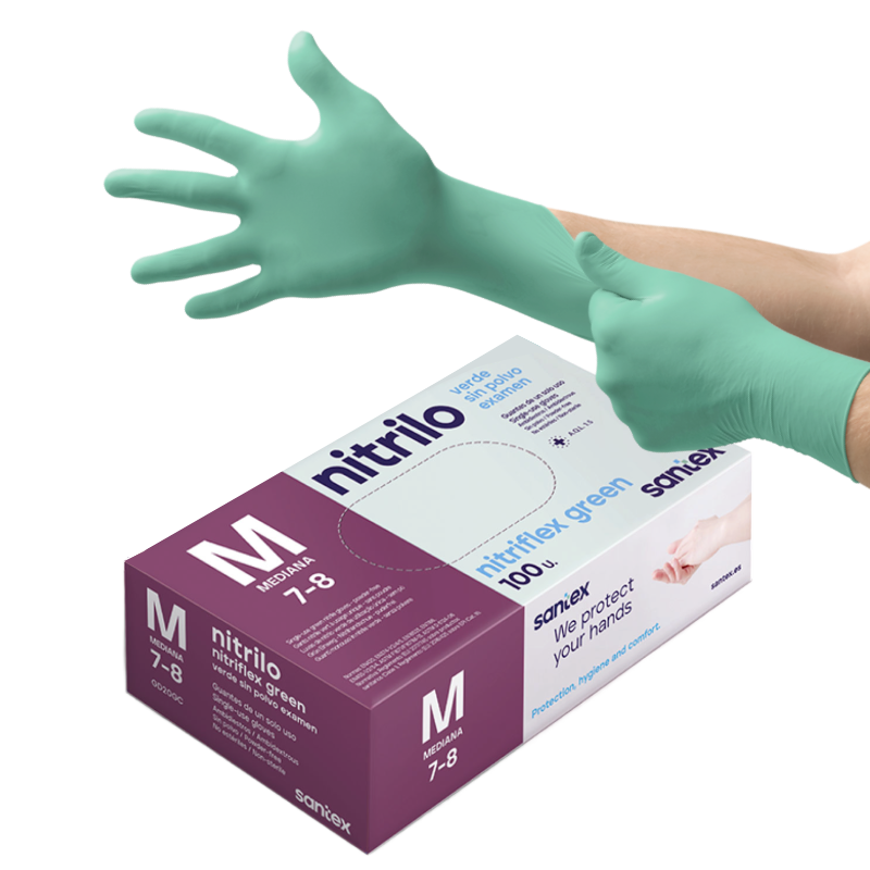 Luvas descartáveis certificadas. Estética, saúde, material de higiene para empresas, Descartáveis, EPIs, clínicas, dentistas