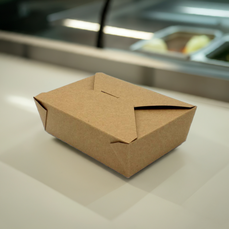 embalagem alimentar em cartolina, 19,7x14x4,5cm, 1470ml, take away, delivery, restaurante, comida, embalagem para alimentos