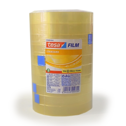 Fita cola Fina. Tesa Film. Rolo fita cola estreita. fita cola tesa fina, Rolo Fita Tesa Film Adesiva 15mmx66mts Transparente