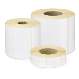 Rolo de Etiquetas Térmicas Código de Barras