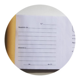 Livro de Recibos Comeciais para recebimentos. Expediente Livro de Recibos Comeciais para recebimentos. Expediente
