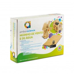 Moinho de Vento e de Água - Puzzle 3D (6+) Ambar Science Moinho de Vento e de Água - Puzzle 3D (6+) Ambar Science