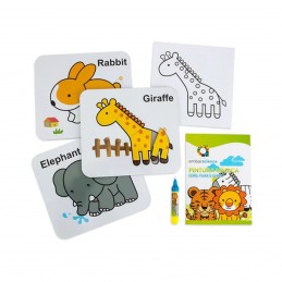 Pintura Mágica - Elefante, Girafa e Coelho (3+) Ambar Science