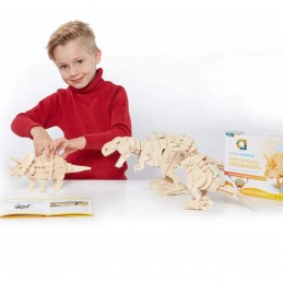 Triceratops - Robô Puzzle 3D (6+) Ambar Science