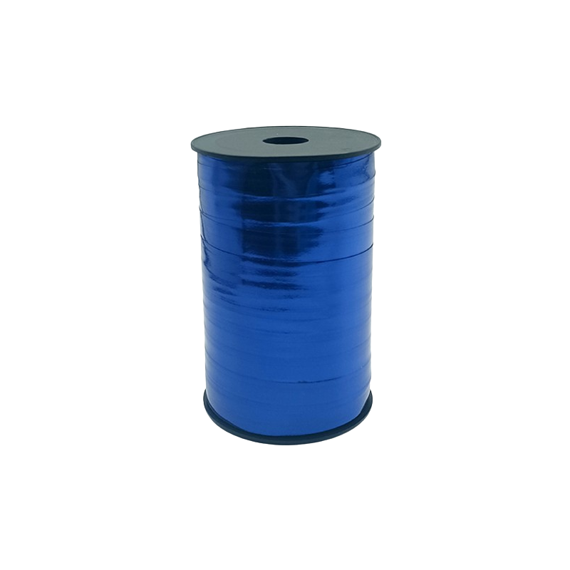 Fita para laços, embrulho de prendas, presentes, natal, azul brilhante, 10mm